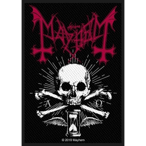 Mayhem - Alpha Omega Daemon Standard Patch in der Gruppe MERCHANDISE / Merch / Hårdrock bei Bengans Skivbutik AB (4379248)