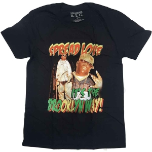 Biggie Smalls - Spread The Love Uni Bl    in der Gruppe MERCHANDISE / T-shirt / Hip Hop-Rap bei Bengans Skivbutik AB (4379826r)