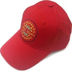 The Beatles - Sgt Pepper Red Baseball C in der Gruppe MERCHANDISE / Merch / Pop-Rock bei Bengans Skivbutik AB (4395744)