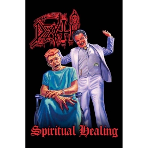Death - Spiritual Healing Textile Poster in der Gruppe MERCHANDISE / Merch / Hårdrock bei Bengans Skivbutik AB (4398191)