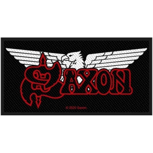 Saxon - Logo/Eagle Standard Patch in der Gruppe MERCHANDISE / Merch / Hårdrock bei Bengans Skivbutik AB (4398200)