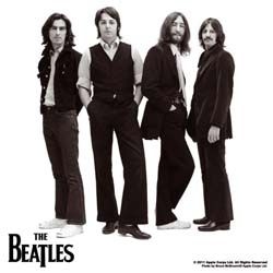 The Beatles - Beatles On White Photo Individual Cork C in der Gruppe MERCH bei Bengans Skivbutik AB (4400349)