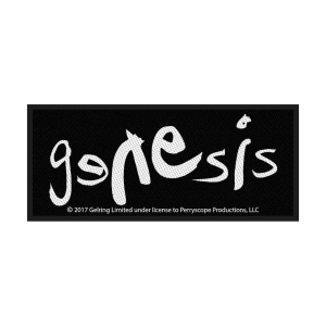 Genesis - Logo Standard Patch in der Gruppe MERCHANDISE / Merch / Pop-Rock bei Bengans Skivbutik AB (4400359)