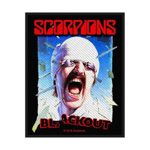 Scorpions - Blackout Standard Patch in der Gruppe MERCHANDISE / Merch / Hårdrock bei Bengans Skivbutik AB (4400375)
