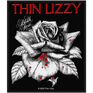 Thin Lizzy - Black Rose Standard Patch in der Gruppe MERCHANDISE / Merch / Hårdrock bei Bengans Skivbutik AB (4400383)