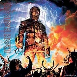 Iron Maiden - Wicker Man Individual Cork Coaster in der Gruppe MERCHANDISE / Merch / Hårdrock bei Bengans Skivbutik AB (4400407)