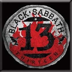 Black Sabbath - Fridge Magnet: 13 in der Gruppe MK Export CDON Merch bei Bengans Skivbutik AB (4400469)