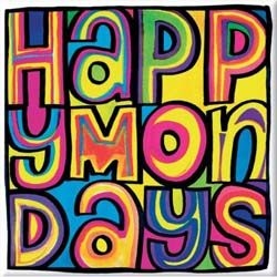Happy Mondays - Fridge Magnet: Dayglo Logo in der Gruppe MK Export CDON Merch bei Bengans Skivbutik AB (4400478)