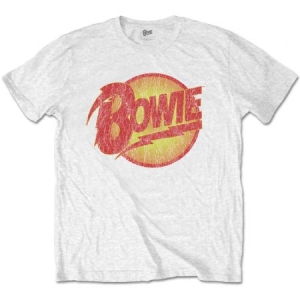 David Bowie - Unisex T-Shirt: Vintage Diamond Dogs Log in der Gruppe Minishops / David Bowie / David Bowie Merch bei Bengans Skivbutik AB (4400479)