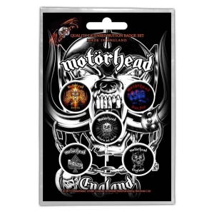 Motorhead - England Button Badge Pack in der Gruppe MERCHANDISE / Merch / Hårdrock bei Bengans Skivbutik AB (4400508)