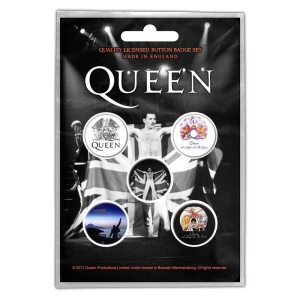 Queen - Freddie Button Badge Pack in der Gruppe MERCHANDISE / Merch / Pop-Rock bei Bengans Skivbutik AB (4400510)