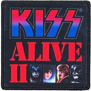Kiss - Alive Ii Printed Patch in der Gruppe MERCHANDISE / Merch / Hårdrock bei Bengans Skivbutik AB (4400558)