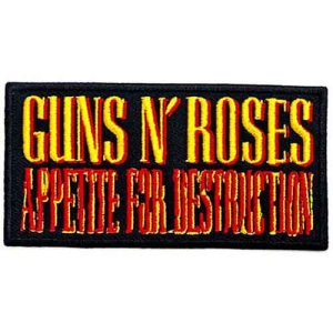 Guns N Roses - Appetite For Destruction Woven Patch in der Gruppe MERCHANDISE / Merch / Hårdrock bei Bengans Skivbutik AB (4400565)