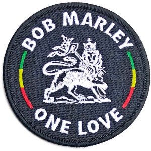 Bob Marley - Lion Woven Patch in der Gruppe MERCHANDISE / Merch / Reggae bei Bengans Skivbutik AB (4400569)