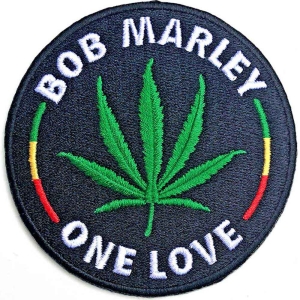 Bob Marley - Leaf Woven Patch in der Gruppe MERCHANDISE / Merch / Reggae bei Bengans Skivbutik AB (4400570)