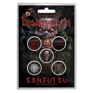 Iron Maiden - Senjutsu Button Badge in der Gruppe MERCHANDISE / Merch / Hårdrock bei Bengans Skivbutik AB (4400574)