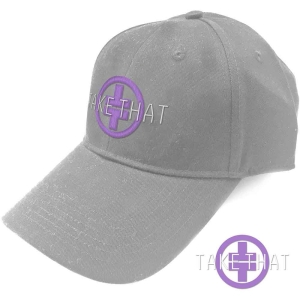Take That - Logo Grey Baseball C in der Gruppe MERCHANDISE / Merch / Pop-Rock bei Bengans Skivbutik AB (4400855)