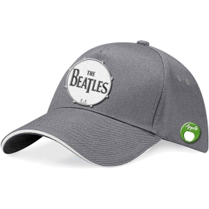 The Beatles - Drum Grey Canvas Baseball C in der Gruppe MERCHANDISE / Merch / Pop-Rock bei Bengans Skivbutik AB (4400870)