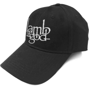 Lamb Of God - Logo Bl Baseball C in der Gruppe MERCHANDISE / Merch / Hårdrock bei Bengans Skivbutik AB (4400893)