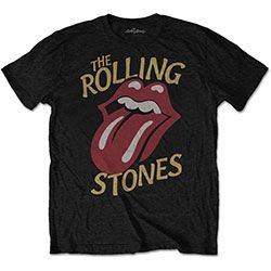 The Rolling Stones - Unisex T-Shirt: Vintage Typeface (XX-Lar in der Gruppe CDON - Exporterade Artiklar_Manuellt / T-shirts_CDON_Exporterade bei Bengans Skivbutik AB (4401025)
