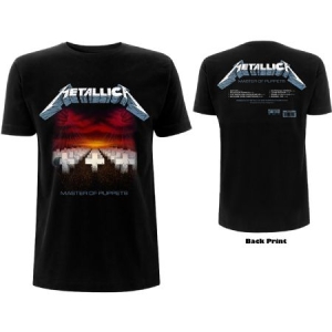 Metallica - Unisex T-Shirt: Master of Puppets Tracks in der Gruppe CDON - Exporterade Artiklar_Manuellt / T-shirts_CDON_Exporterade bei Bengans Skivbutik AB (4401048)