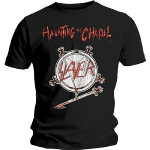 Slayer - Unisex T-Shirt: Haunting the Chapel (Med in der Gruppe CDON - Exporterade Artiklar_Manuellt / T-shirts_CDON_Exporterade bei Bengans Skivbutik AB (4401238)