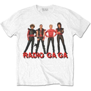 Queen - Radio Ga Ga Uni Wht T-Shirt  (2XL) in der Gruppe MERCHANDISE / T-shirt / Pop-Rock bei Bengans Skivbutik AB (4401284)