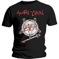 Slayer - Unisex T-Shirt: Haunting the Chapel (Sma in der Gruppe CDON - Exporterade Artiklar_Manuellt / T-shirts_CDON_Exporterade bei Bengans Skivbutik AB (4401313)