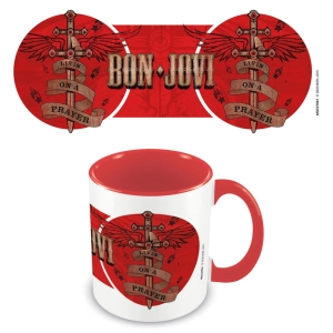Bon Jovi (Livin' On A Prayer) Red Colour in der Gruppe CDON - Exporterade Artiklar_Manuellt / Merch_CDON_exporterade bei Bengans Skivbutik AB (4401400)