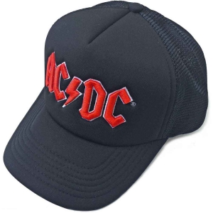 Ac/Dc - Red Logo Bl Mesh-Back C in der Gruppe MERCH / Minsishops-merch / Ac/Dc bei Bengans Skivbutik AB (4402663)