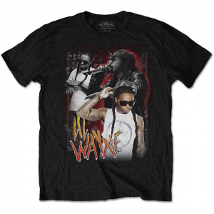 Lil Wayne - LIL WAYNE UNISEX T-SHIRT: 90S HOMAGE in der Gruppe Minishops / Lil Wayne bei Bengans Skivbutik AB (4403243)