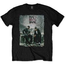 Bad Meets Evil - BAD MEETS EVIL UNISEX T-SHIRT: BURNT in der Gruppe Merchandise bei Bengans Skivbutik AB (4403244)