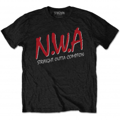 N.W.A - N.W.A UNISEX T-SHIRT: STRAIGHT OUTTA COM in der Gruppe Övrigt /  bei Bengans Skivbutik AB (4403248)