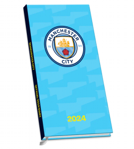 Manchester City Fc - Manchester City Fc 2024 Slim Diary in der Gruppe CDON - Exporterade Artiklar_Manuellt / Merch_CDON_exporterade bei Bengans Skivbutik AB (4406373)