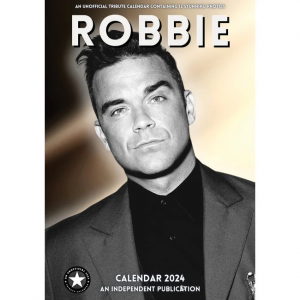 Robbie Williams - Robbie Williams 2024 A3 Calendar in der Gruppe CDON - Exporterade Artiklar_Manuellt / Kalendrar_CDON_exporterade bei Bengans Skivbutik AB (4406402)