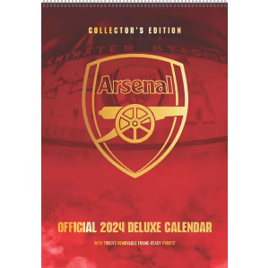 Arsenal Fc - Arsenal Fc 2024 A3 Deluxe Calendar in der Gruppe CDON - Exporterade Artiklar_Manuellt / Merch_CDON_exporterade bei Bengans Skivbutik AB (4406416)