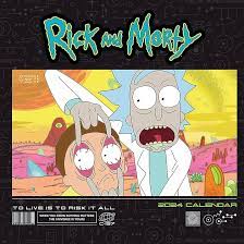 Rick & Morty - Rick & Morty 2024 Square Calendar in der Gruppe CDON - Exporterade Artiklar_Manuellt / Merch_CDON_exporterade bei Bengans Skivbutik AB (4406457)