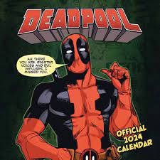 Deadpool - Deadpool (Marvel) 2024 Square Calendar in der Gruppe CDON - Exporterade Artiklar_Manuellt / Merch_CDON_exporterade bei Bengans Skivbutik AB (4406477)