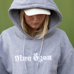 Dina Ögon - Hoodie - White logo (X-Large) in der Gruppe CDON - Exporterade Artiklar_Manuellt / T-shirts_CDON_Exporterade bei Bengans Skivbutik AB (4410136)