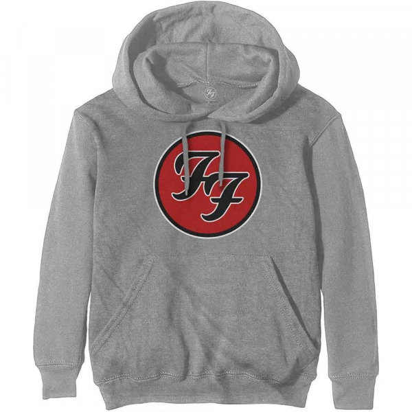 Foo Fighters - Unisex Pullover Hoodie: FF Logo in der Gruppe MERCH / Kleidung / Hoodies bei Bengans Skivbutik AB (4414355r)