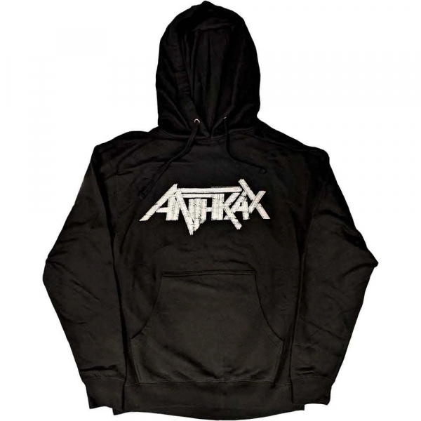 Anthrax - Unisex Pullover Hoodie: Logo - in der Gruppe MERCH / Kleidung / Hoodies bei Bengans Skivbutik AB (4414412r)