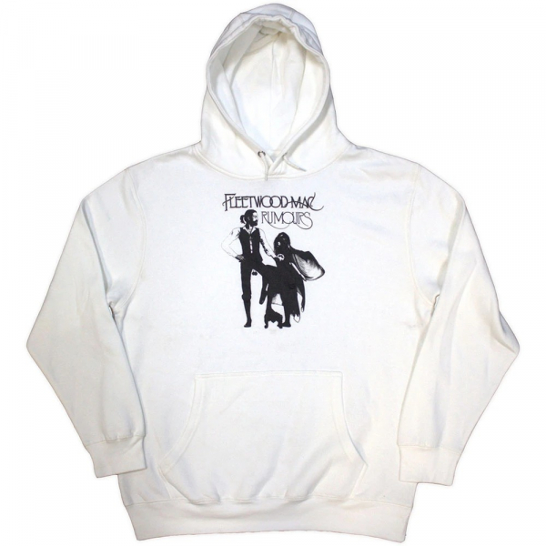 Fleetwood Mac - Rumours Uni White Pullover Hoodie in der Gruppe MERCH / Kleidung / Hoodies bei Bengans Skivbutik AB (4414426r)