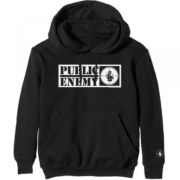 Public Enemy - Crosshairs Logo Uni Pullover Hoodie in der Gruppe MERCH / Kleidung / Hoodies bei Bengans Skivbutik AB (4414444r)
