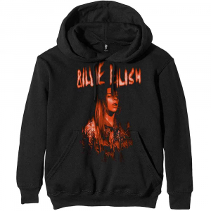 Billie Eilish - Unisex Pullover Hoodie: Spooky Logo in der Gruppe MK Export CDON Merch bei Bengans Skivbutik AB (4414464r)