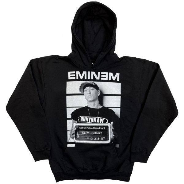 Eminem - Arrest (Black) Uni Pullover Hoodie in der Gruppe MERCH / Kleidung / Hoodies bei Bengans Skivbutik AB (4414490r)