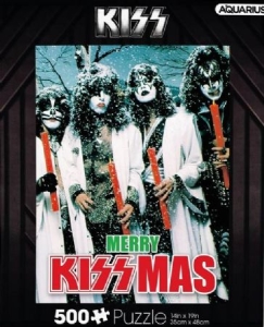 Kiss - Merry Kissmas 500 pc Jigsaw Puzzle in der Gruppe MERCHANDISE / Merch / Hårdrock bei Bengans Skivbutik AB (4414653)