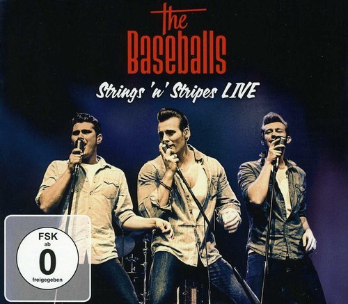 The Baseballs - Strings 'N' Stripes Live in der Gruppe CD / Pop bei Bengans Skivbutik AB (450943)