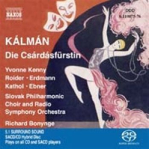 Kalman Emmerich - Czardasfurstinnan in der Gruppe MUSIK / SACD / Klassiskt bei Bengans Skivbutik AB (460738)