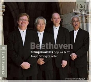 Ludwig van Beethoven - String Quartets Op. 74 & 95 in der Gruppe MUSIK / SACD / Klassiskt bei Bengans Skivbutik AB (461140)