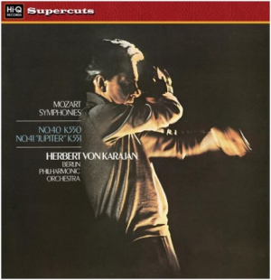 Mozart/Symphonies No 40 & 41 - Von Karajan/Berlin Philharmonic in der Gruppe VINYL / Pop bei Bengans Skivbutik AB (483776)